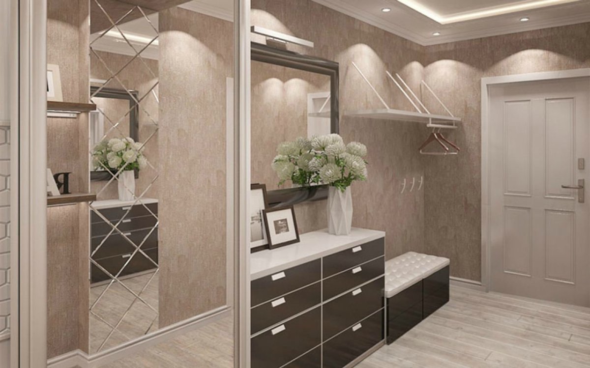 Прихожая для квадратного коридора