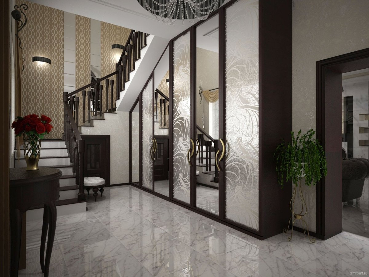 Шикарная прихожая в доме