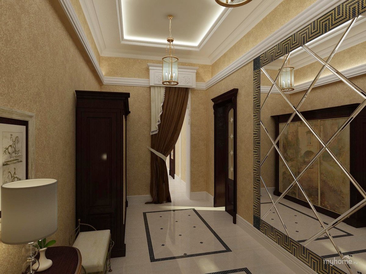 Холл с лестницей