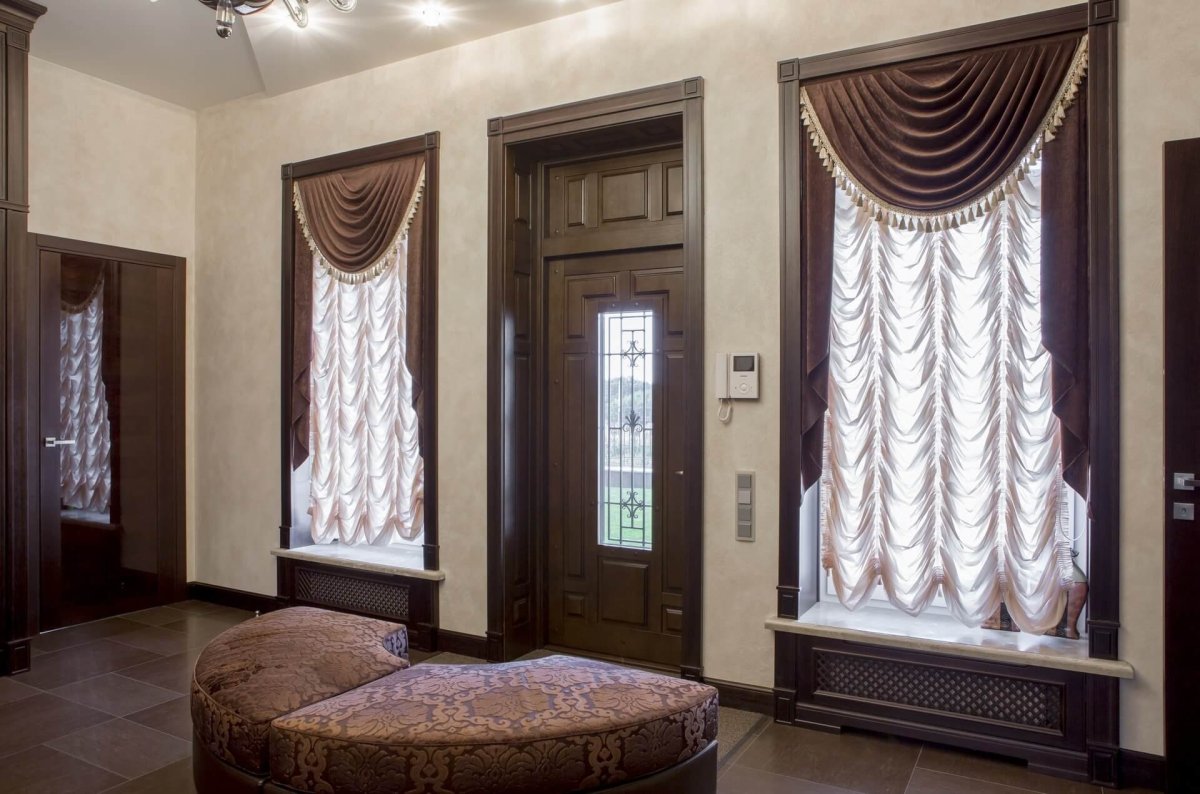 Шторы в загородном доме