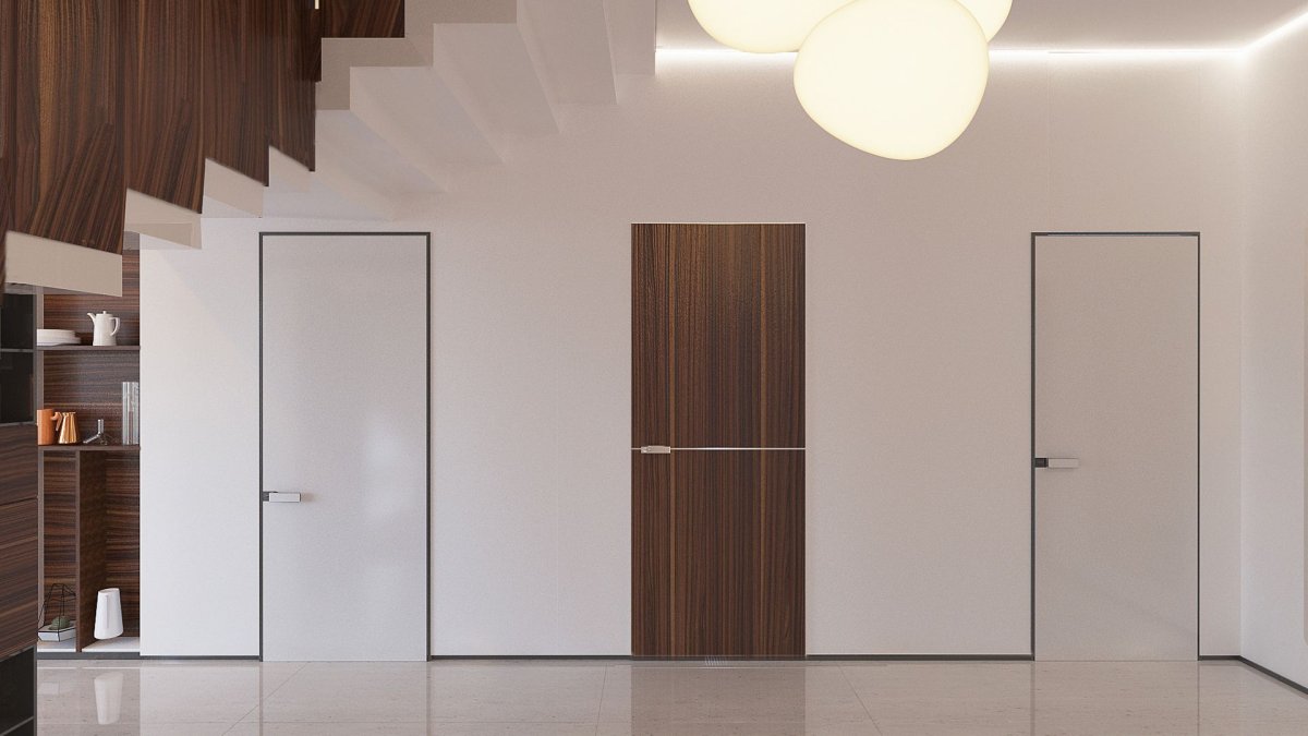 Скрытые двери в коридоре