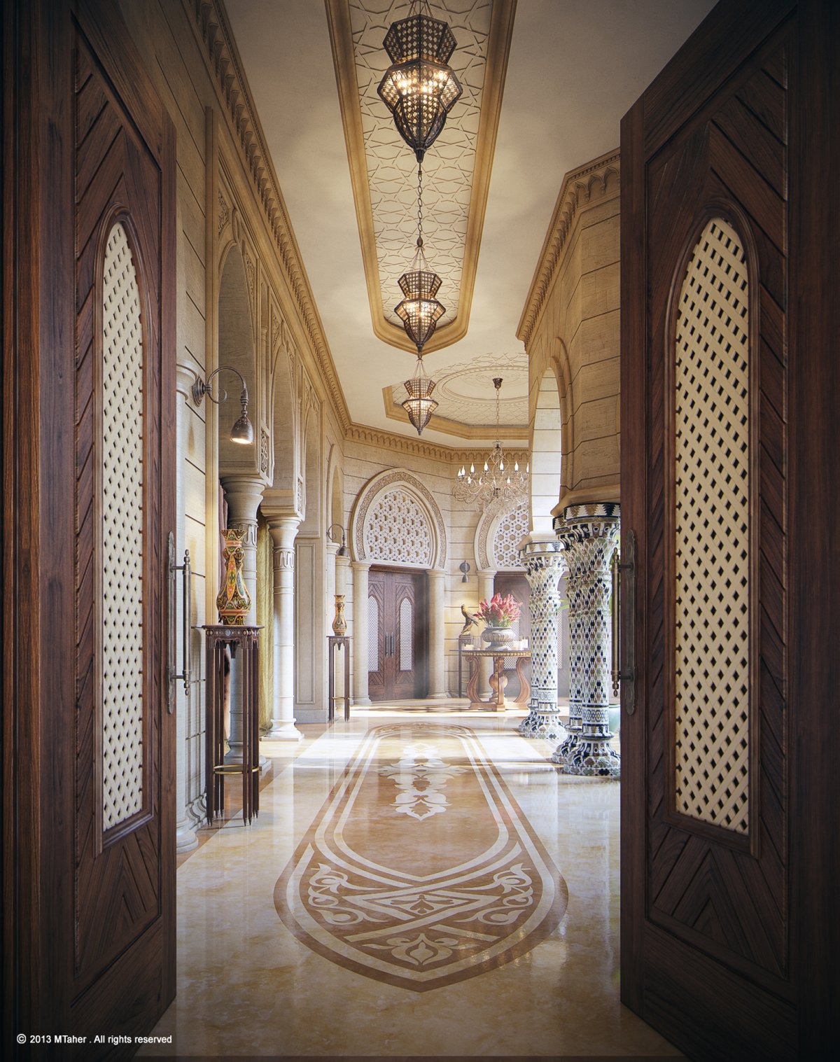 Прихожая в арабском стиле