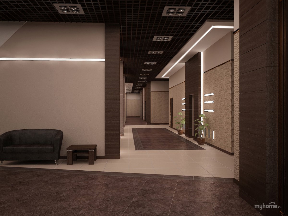 Интерьер фойе офиса