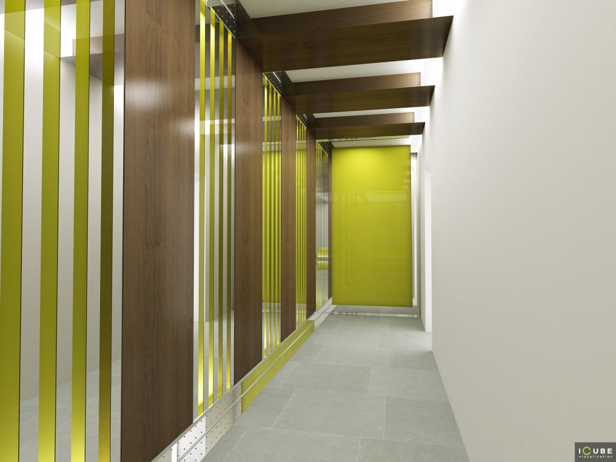 Стеновые панели в подъезде