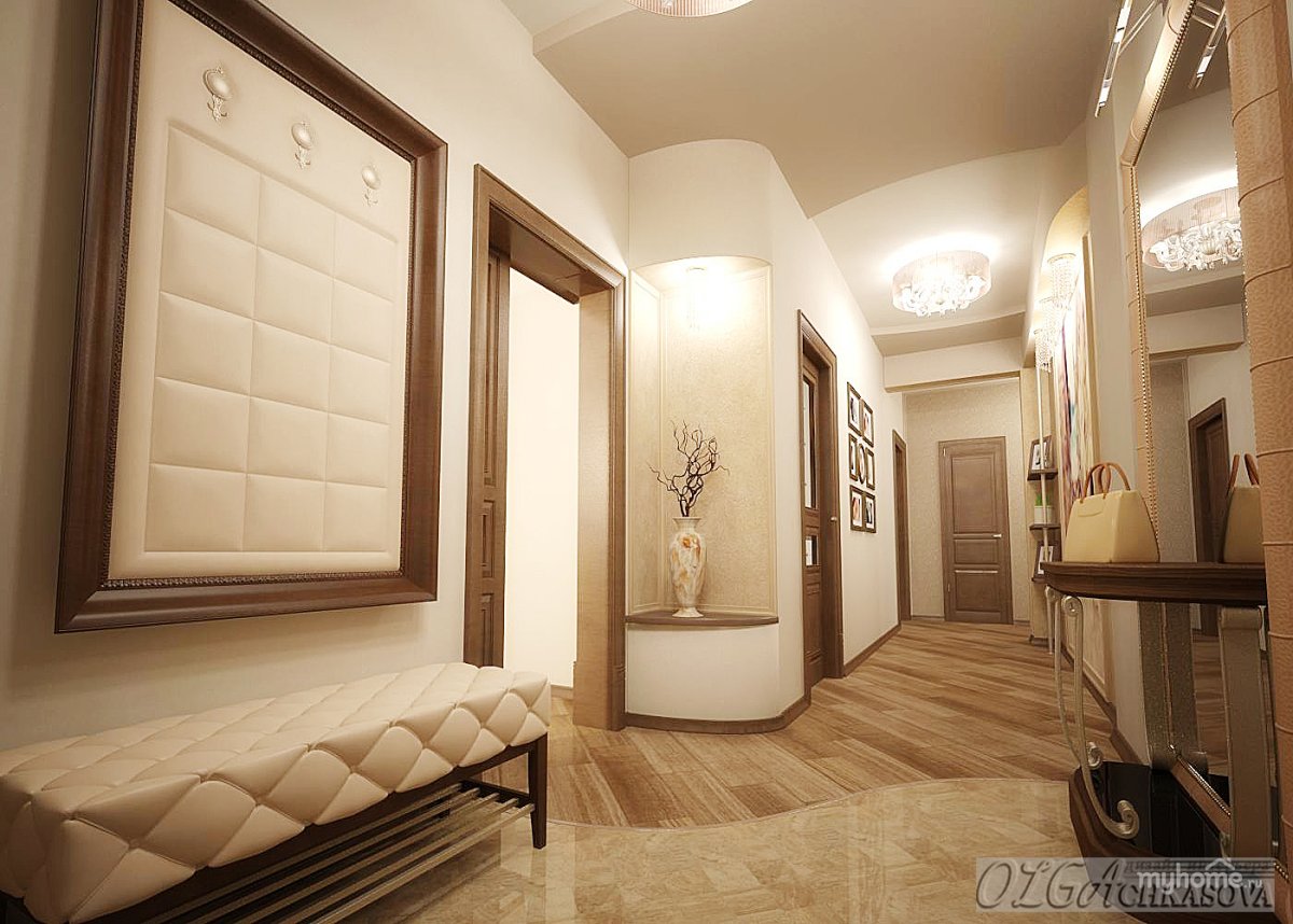 Коридор в стиле лофт