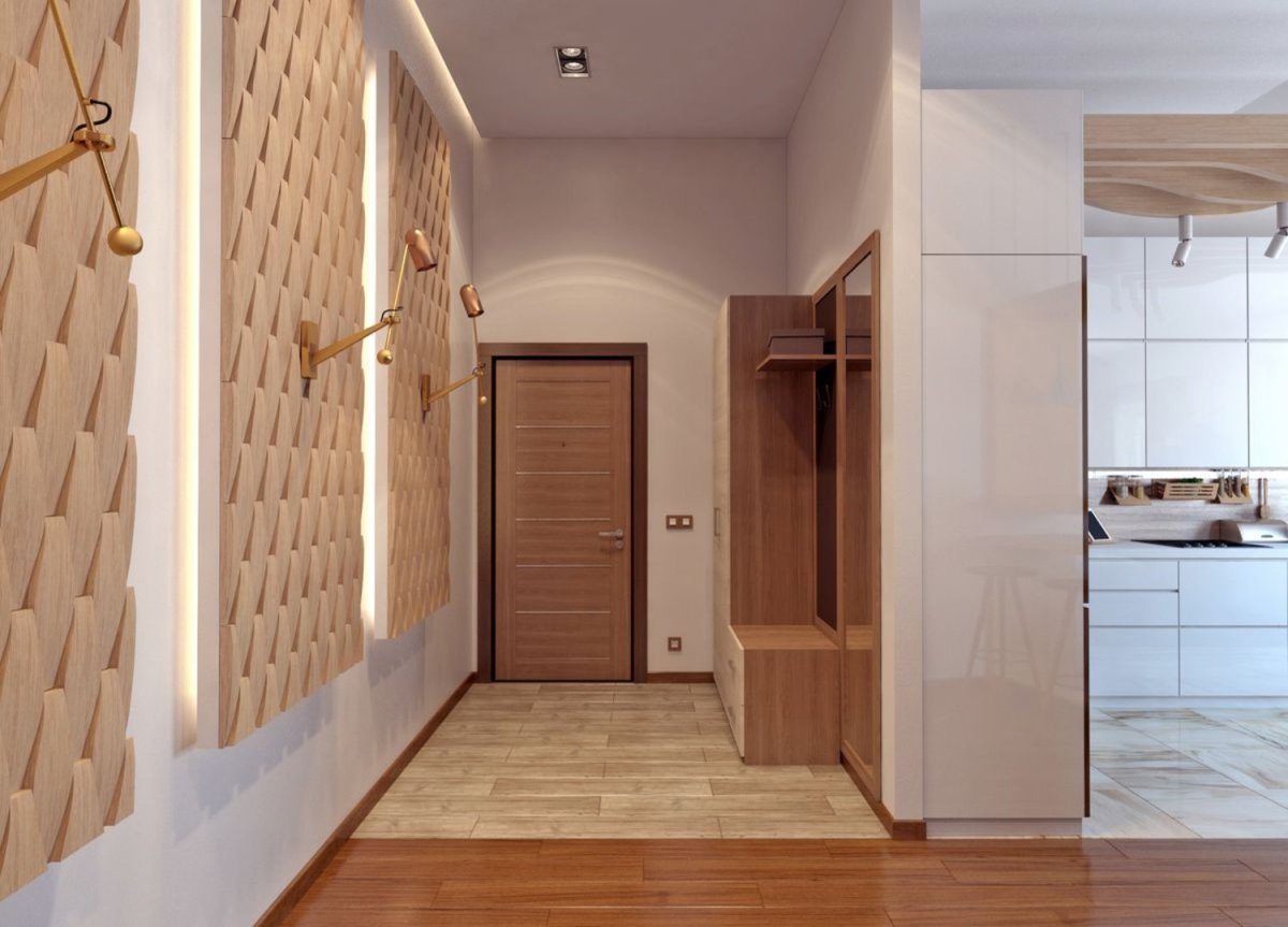 Кухня общая с коридором