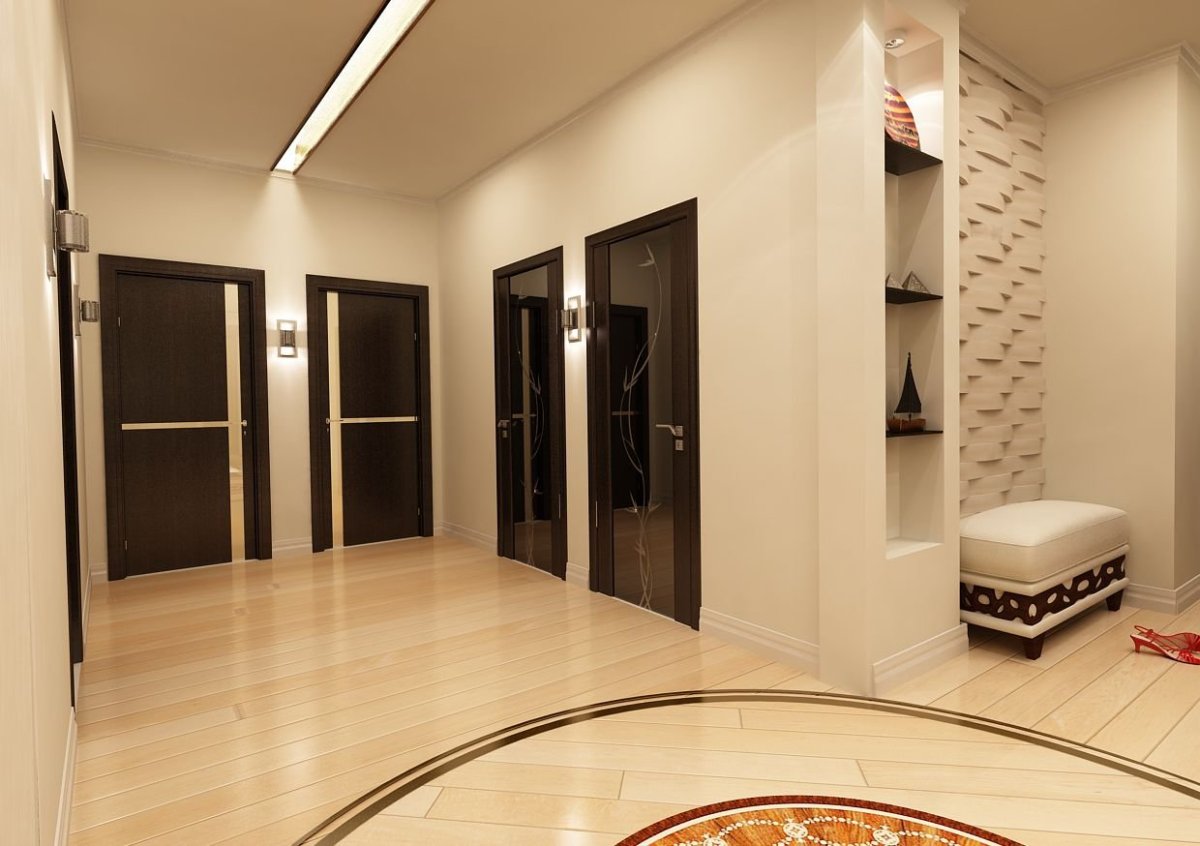 Прихожая в современном классическом стиле