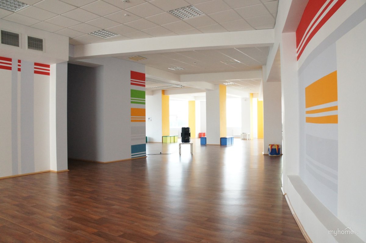 Коридор школы