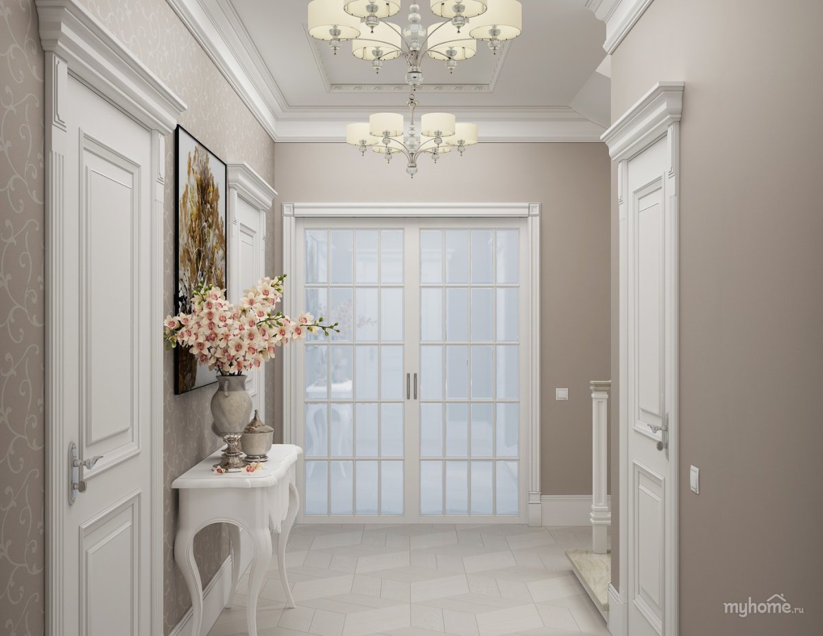 Прихожая современная классика
