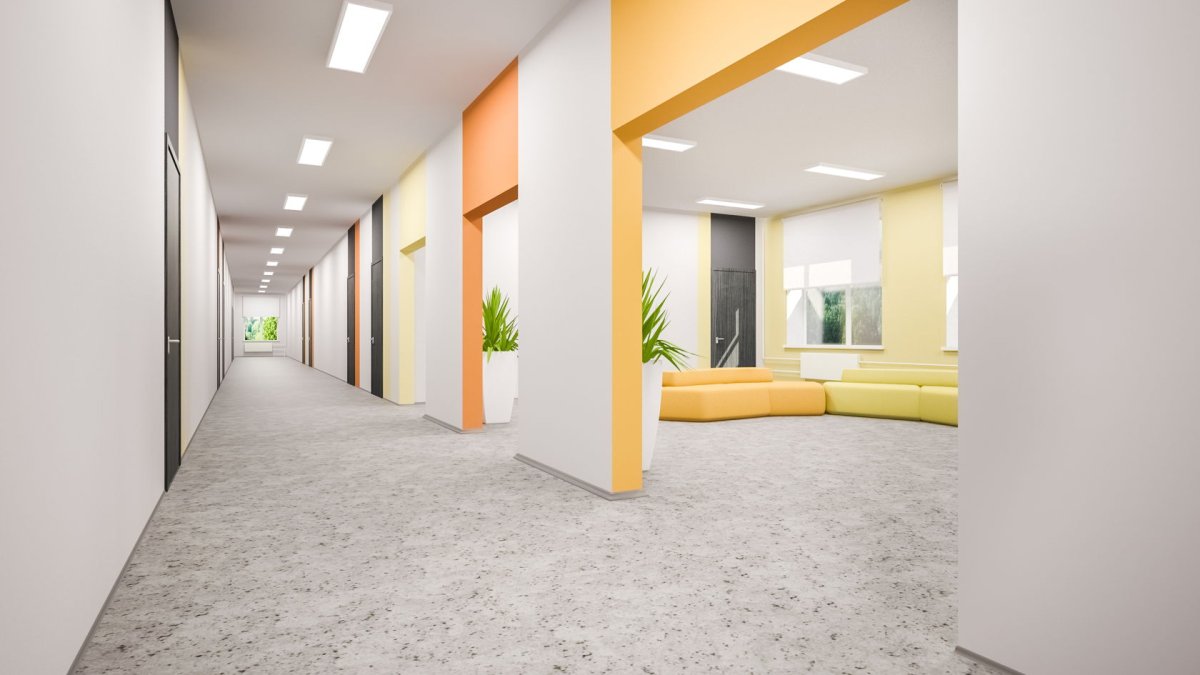 Идеальный школьный коридор