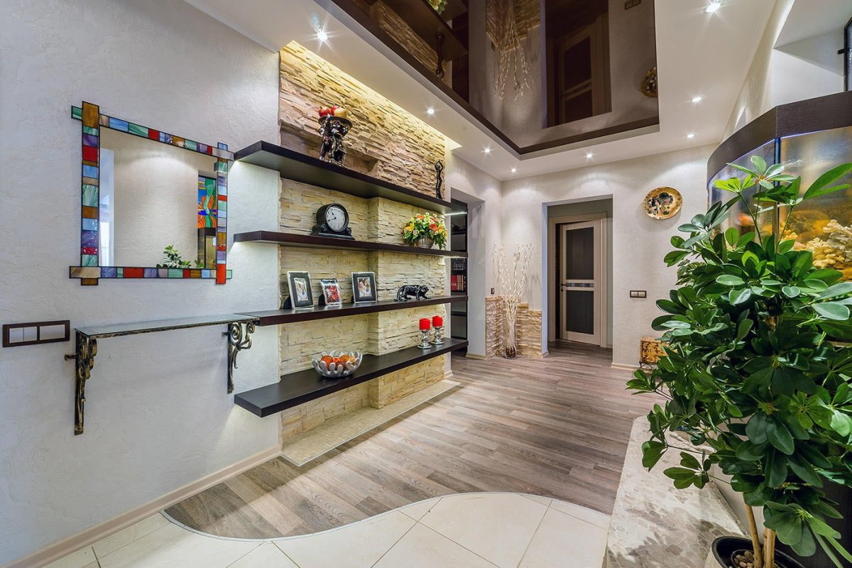 Прихожая в балийском стиле