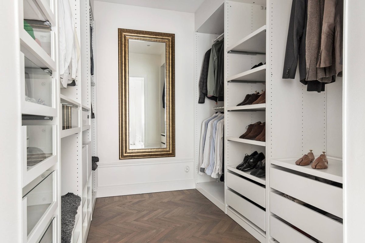 Интерьер гардеробной