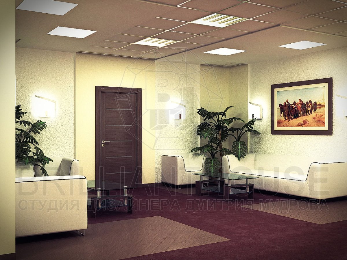 Цвет стен для холла в офисе
