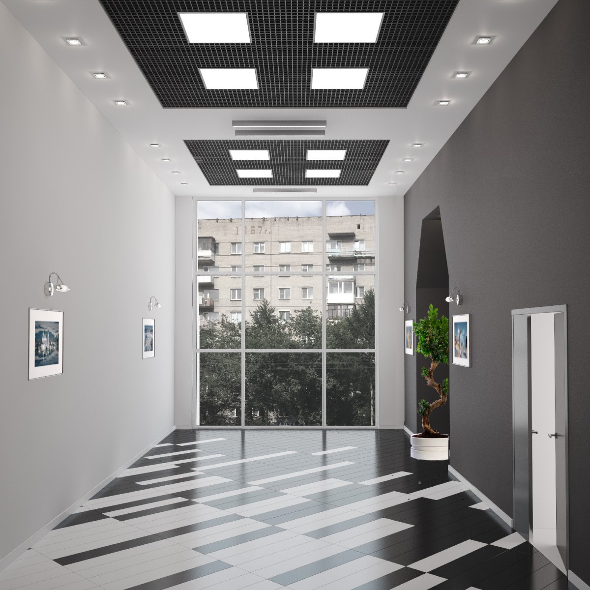 Холл офисного здания