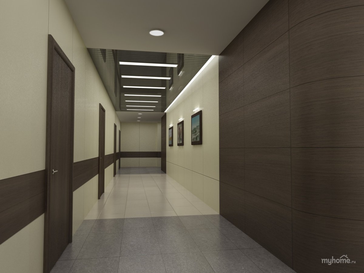 Отделка офисных коридоров