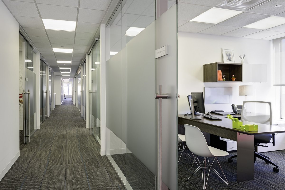 Фон коридора офиса