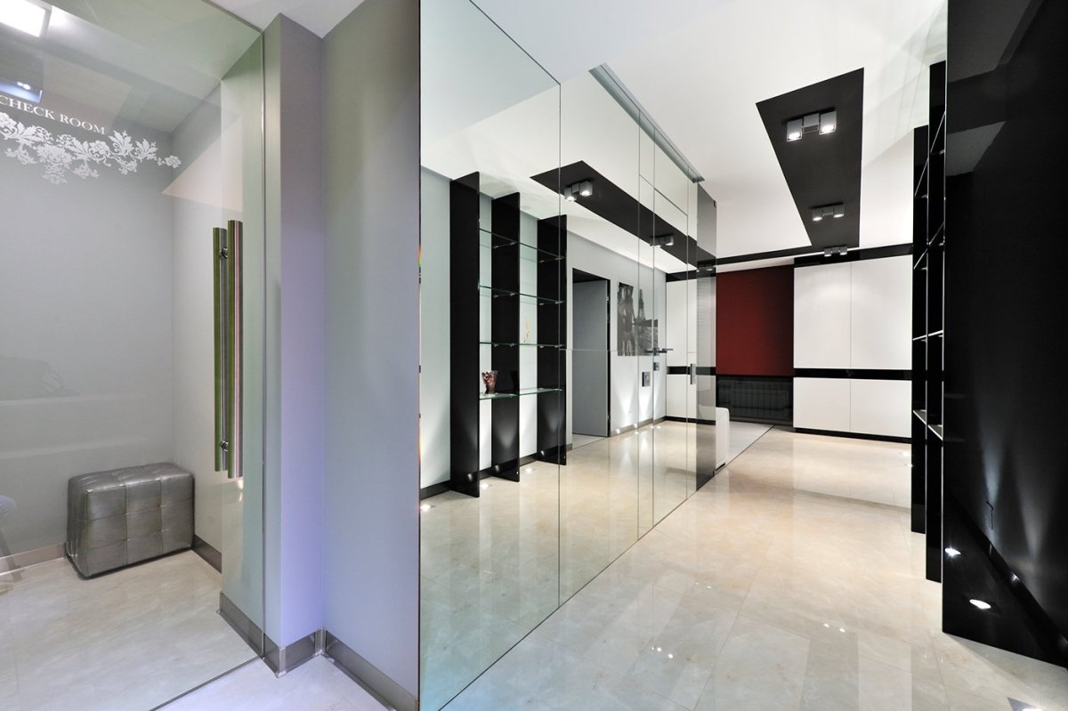 Интерьер холла в стиле Хай-тек