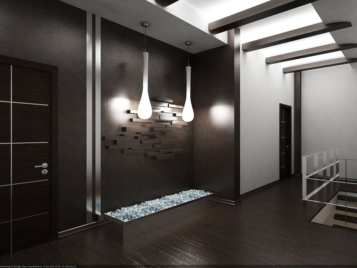 Прихожая в стиле Хай тек