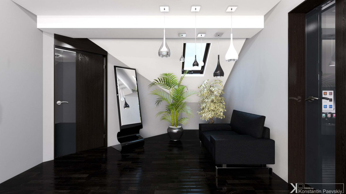 Интерьер холла Минимализм