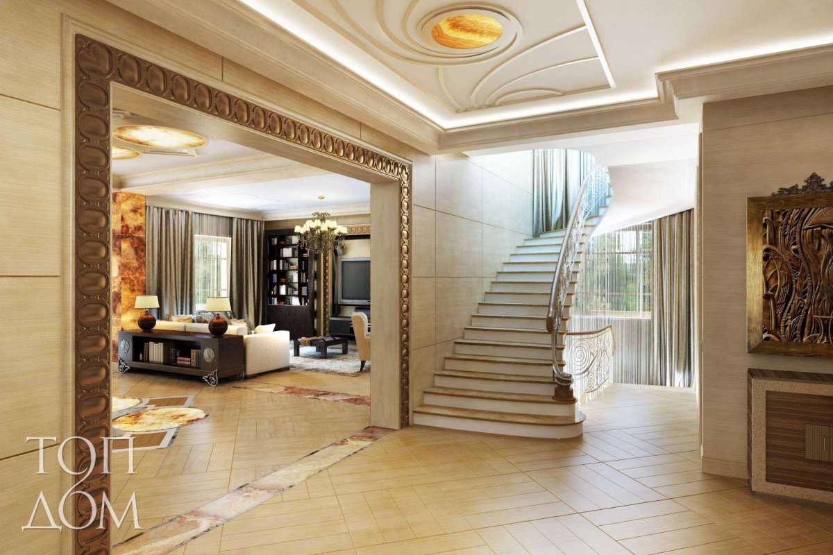 Коттедж в стиле советского неоклассицизма