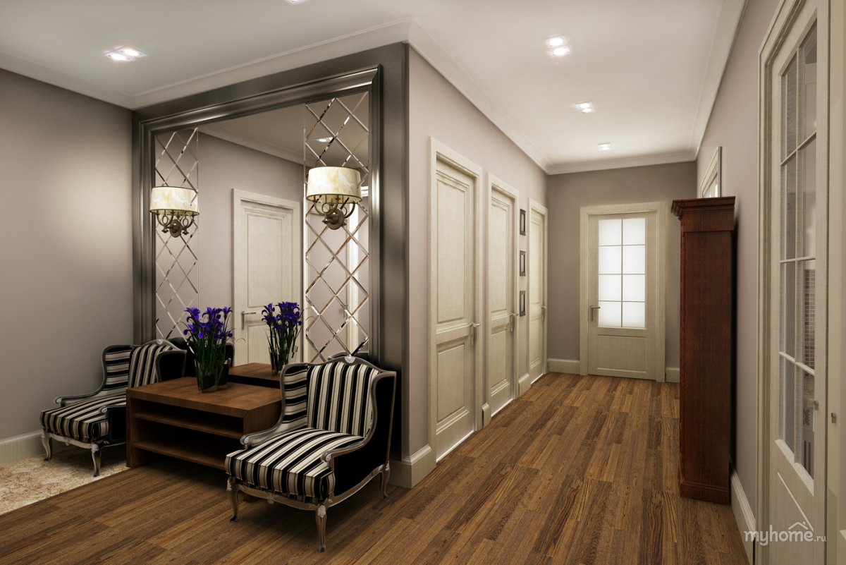 Интерьер большого коридора