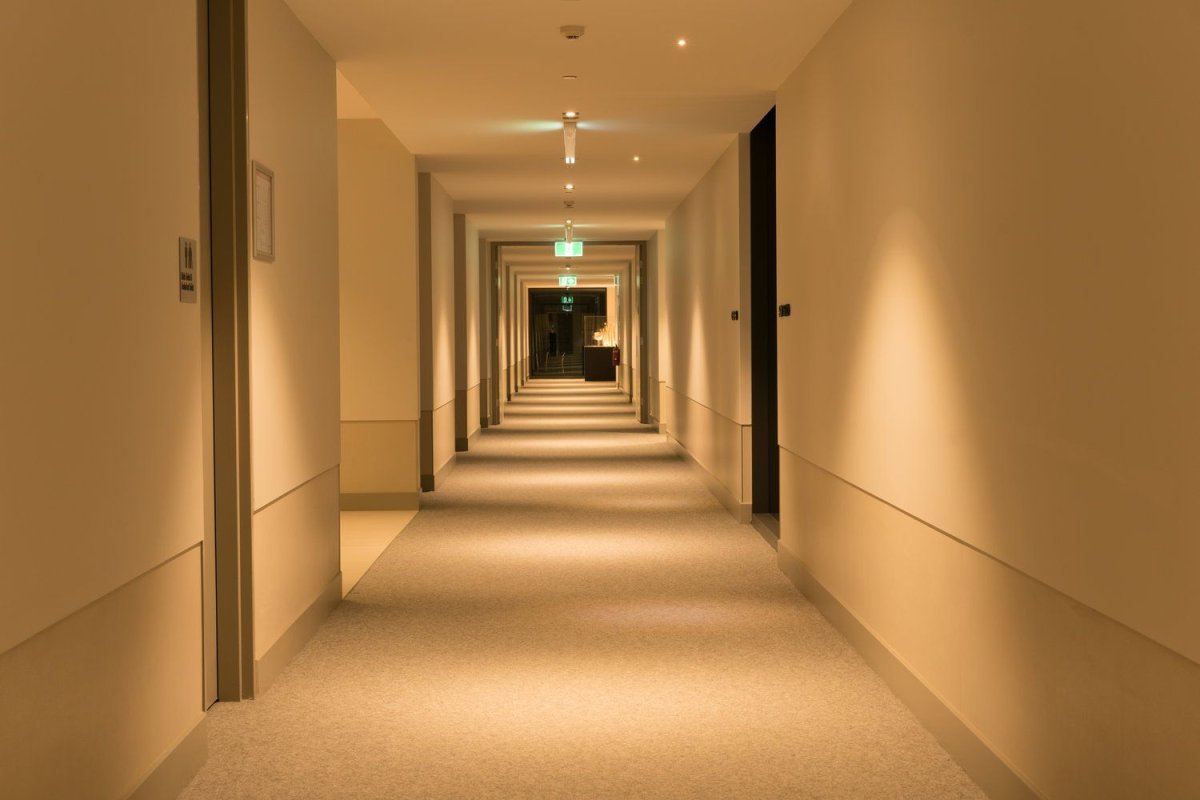 Коридор отеля фон
