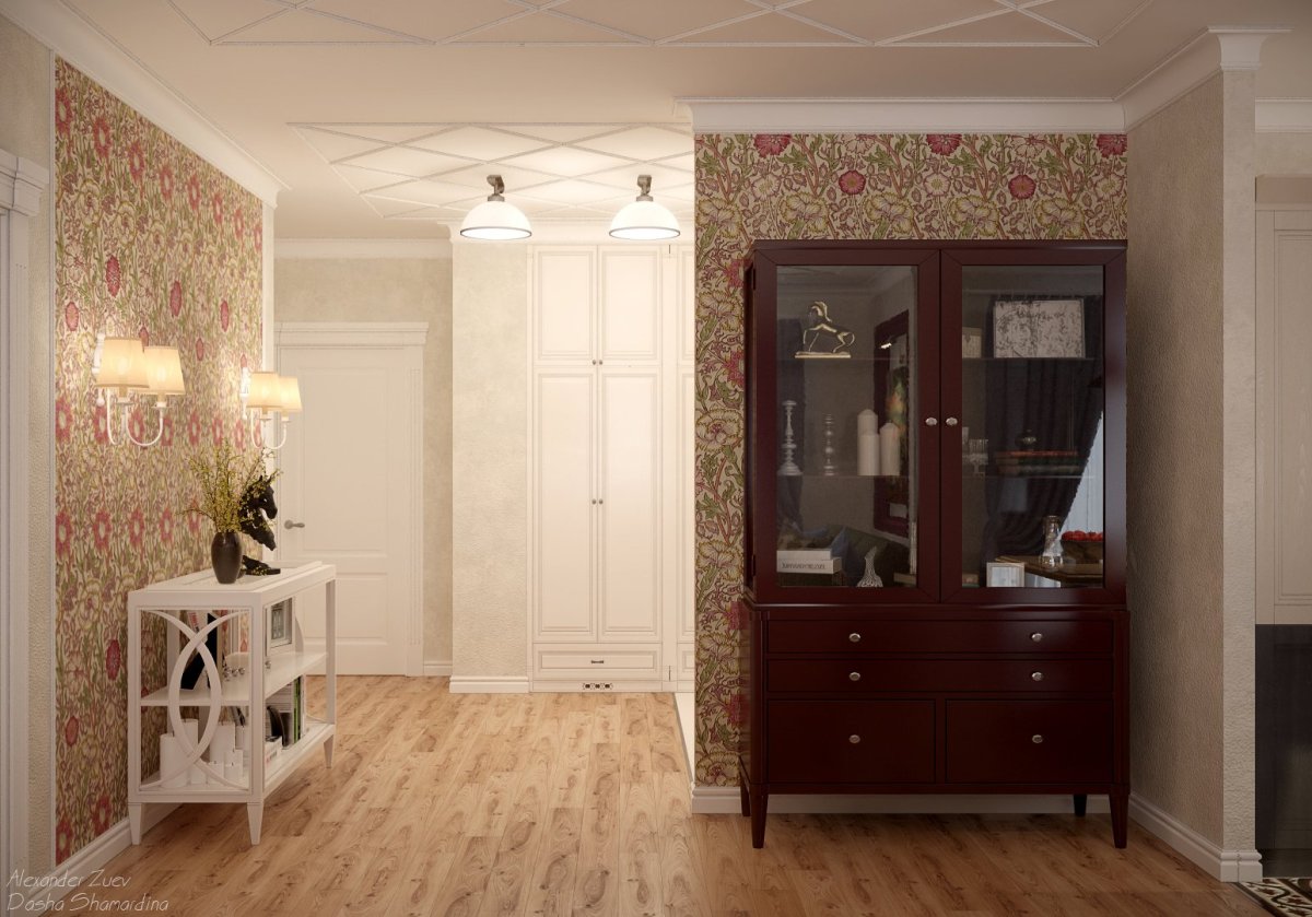 Прихожая в стиле Фьюжн