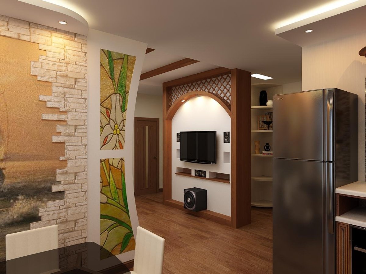 Кухня Объединенная с прихожей