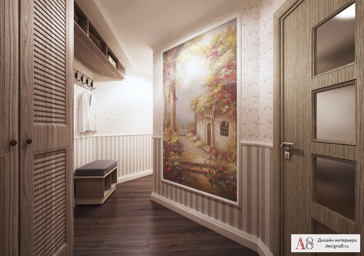 Прихожая для узкого коридора в хрущевке