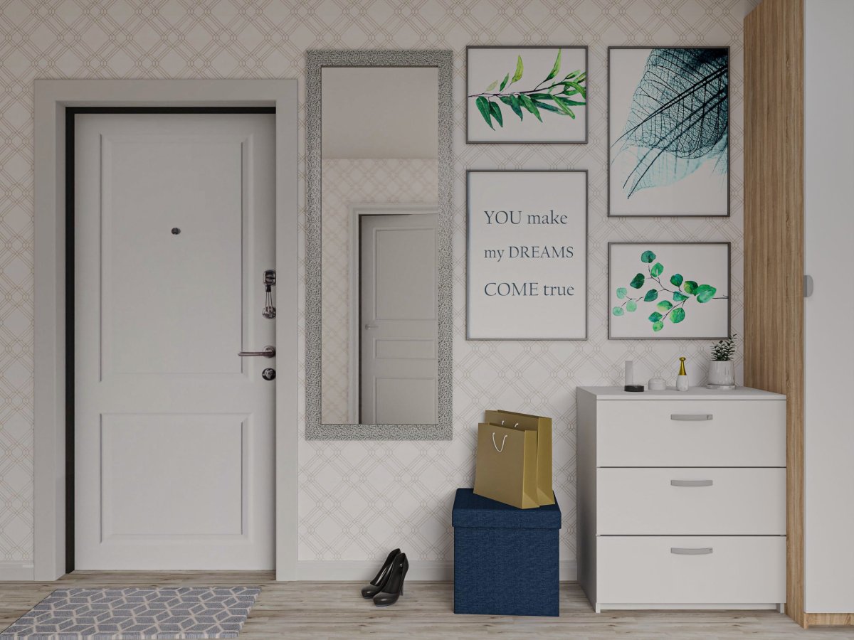 Обои в коридор Леруа