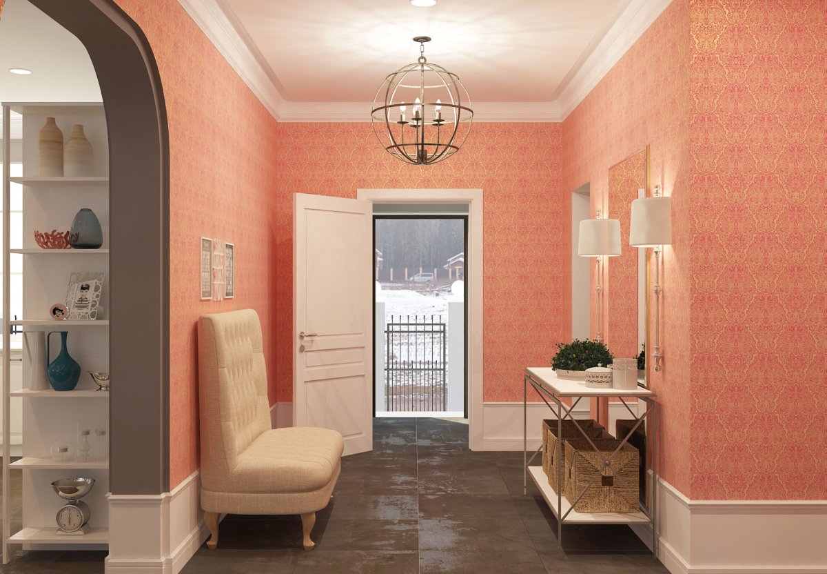 Отделка узкого коридора