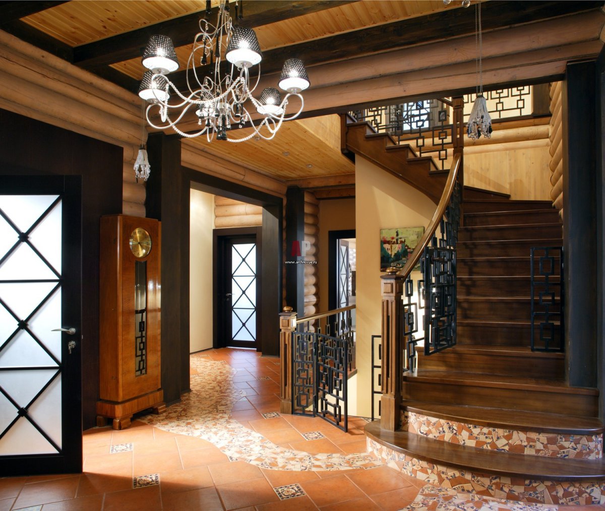 Прихожая особняк деревянный