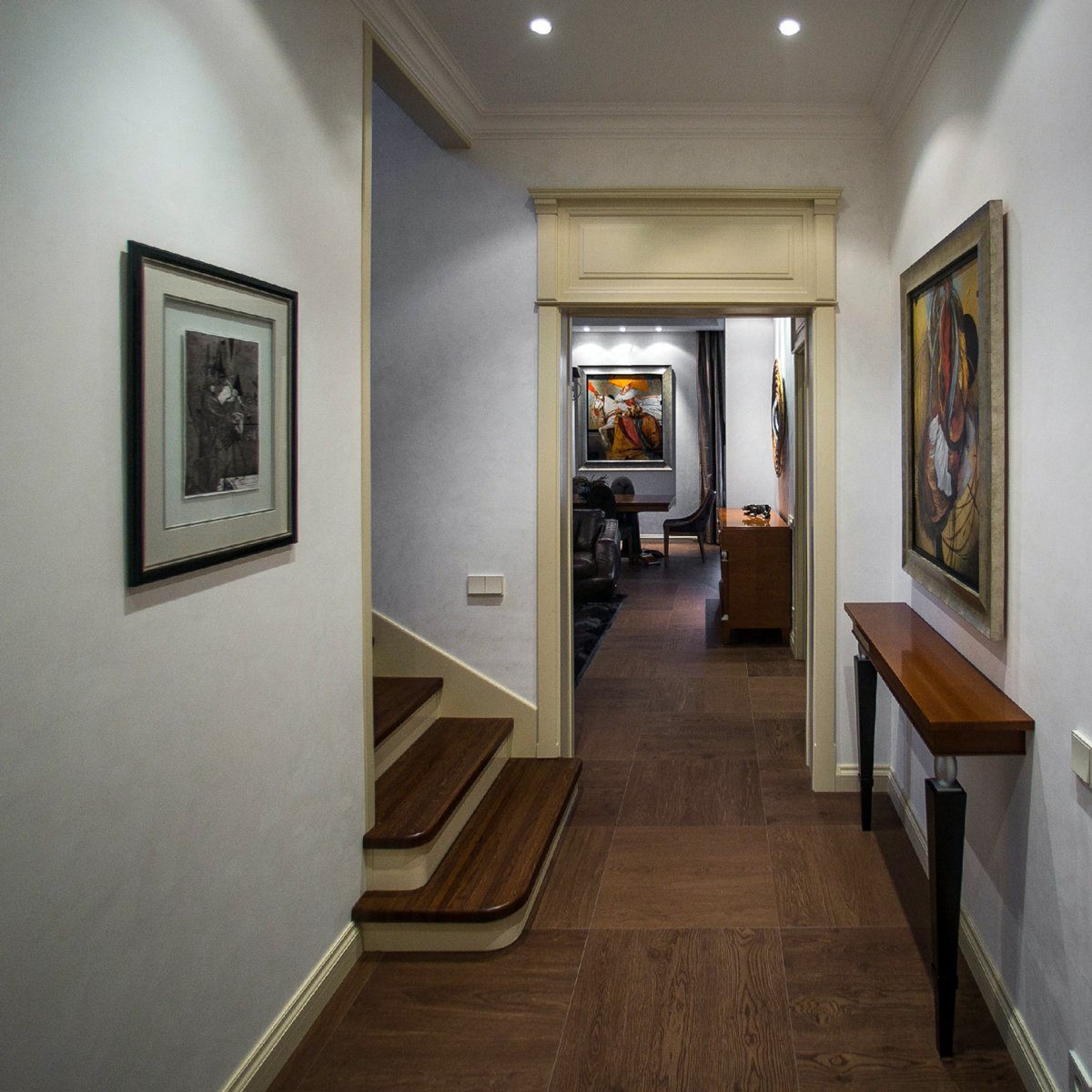 Прихожая 4кв стиль лофт