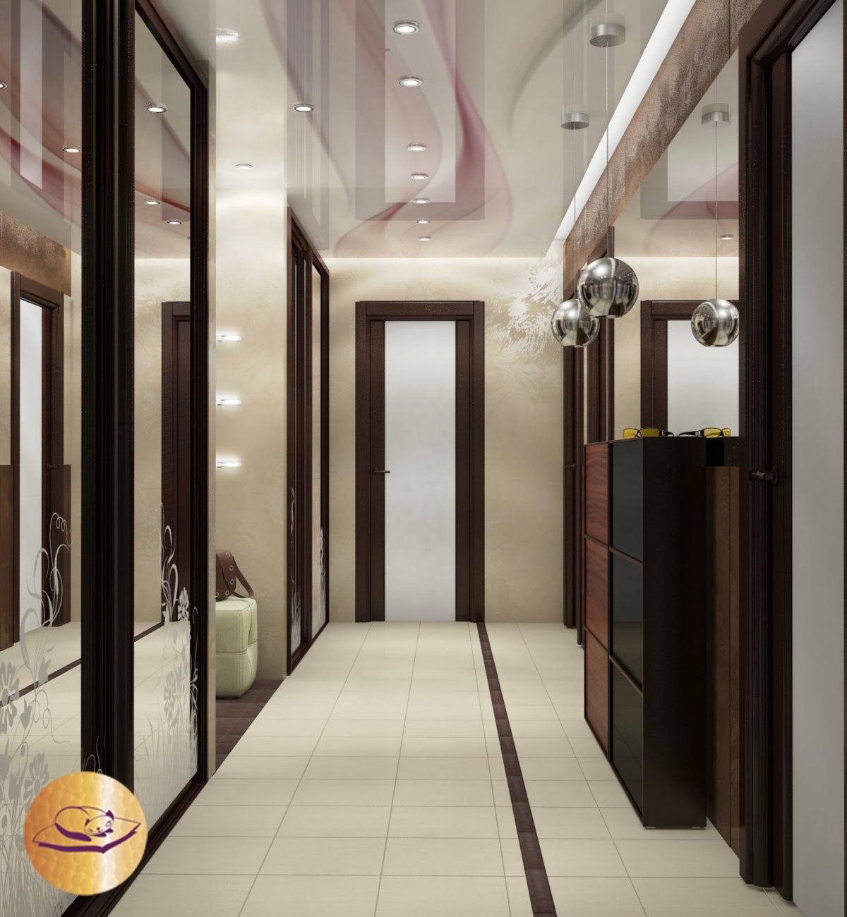 Обои в коридор