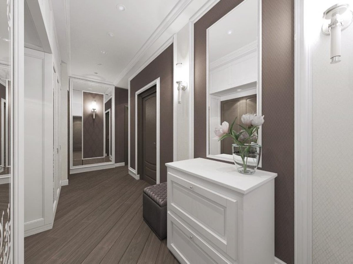 Коридор в светлых тонах