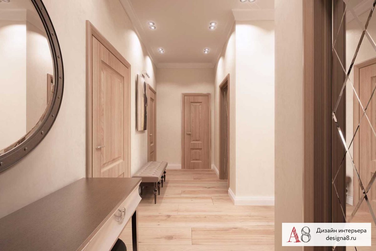 Коридор в 2х комнатной квартире