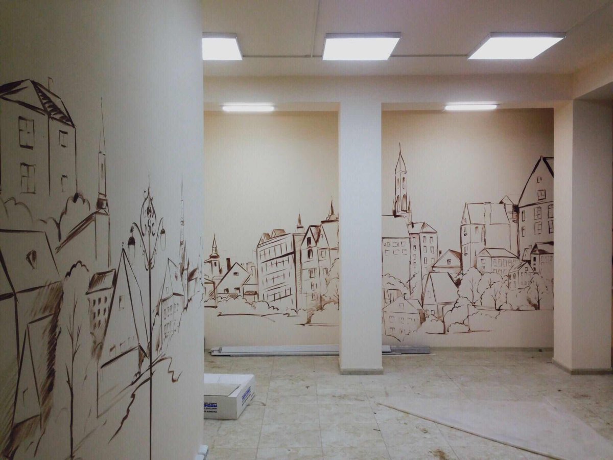 Фрески на стену комнаты