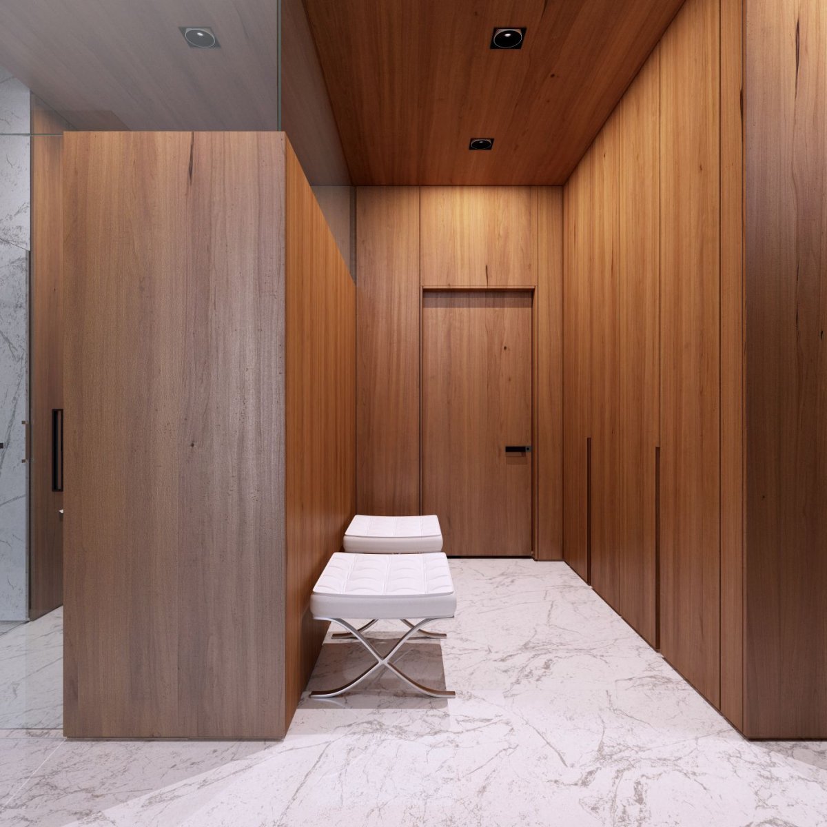 МДФ панели в прихожей