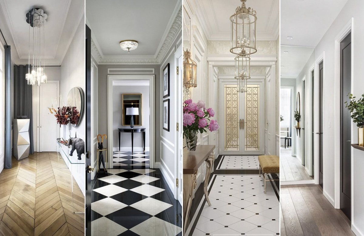 Прихожая в греческом стиле