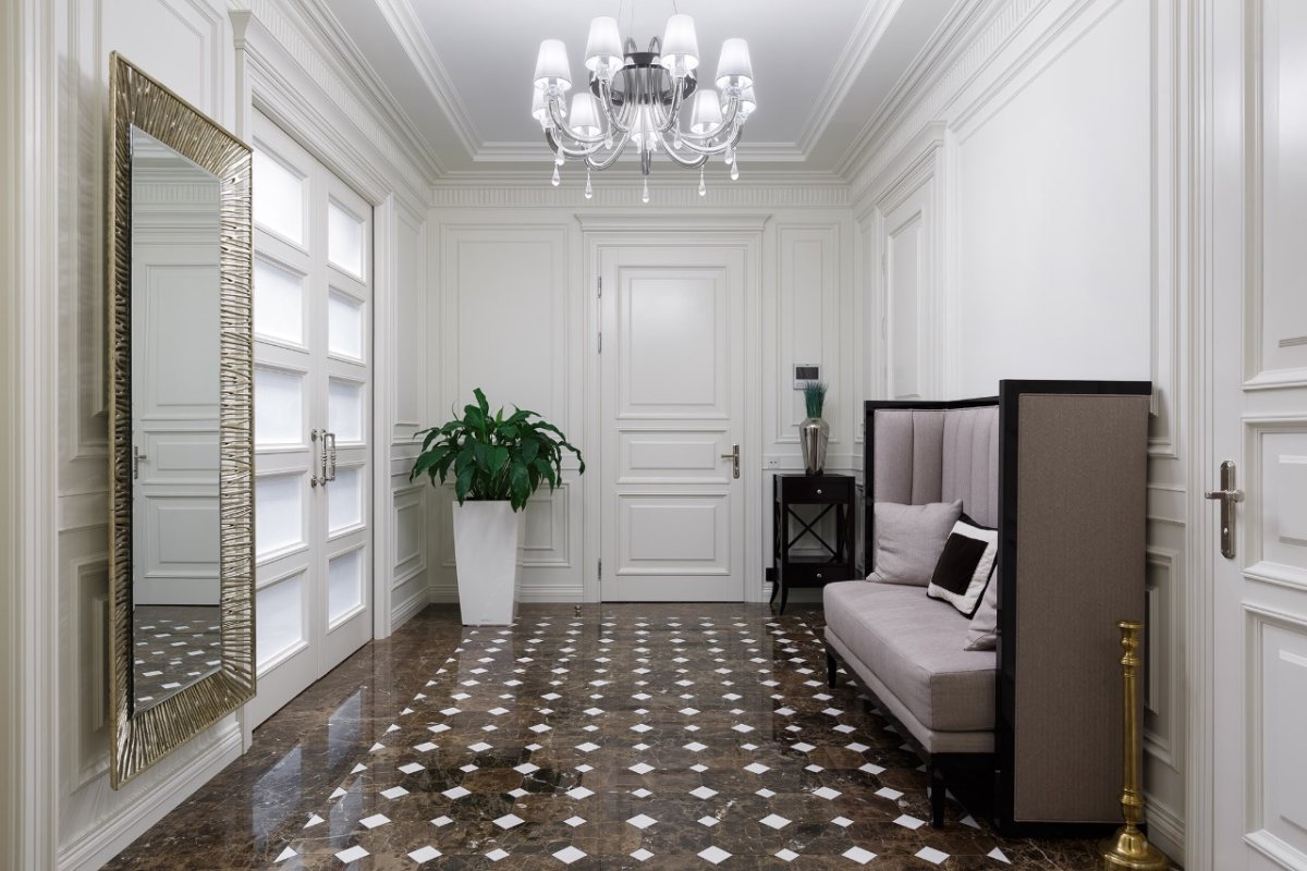 Плитка в прихожую в американском стиле