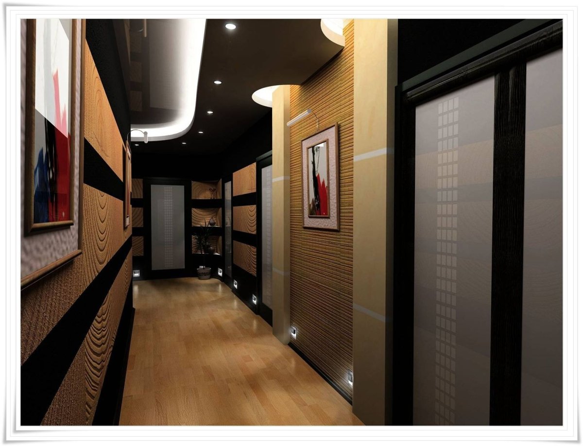 Плитка в узком коридоре