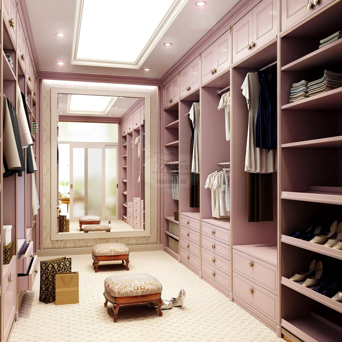 Интерьер гардеробной
