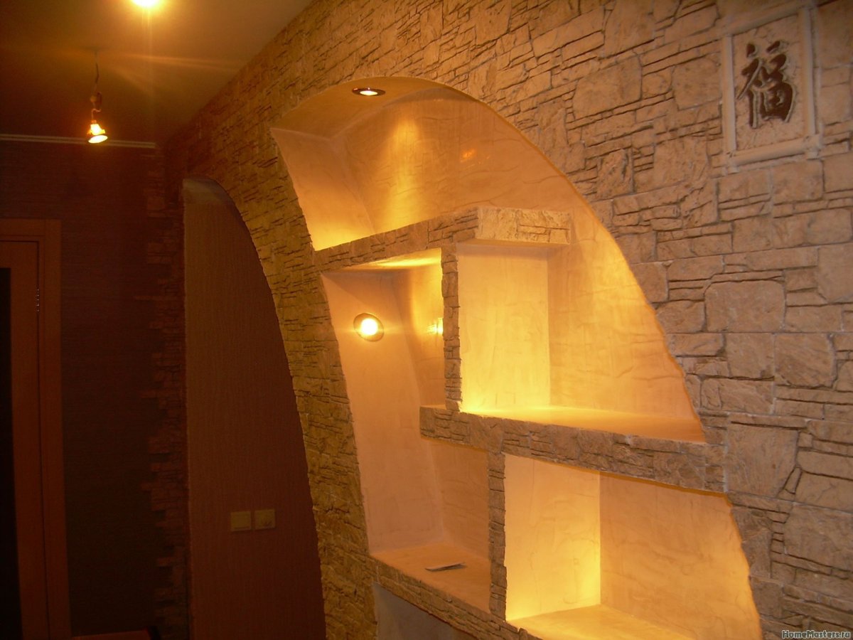 Арочная ниша в стене