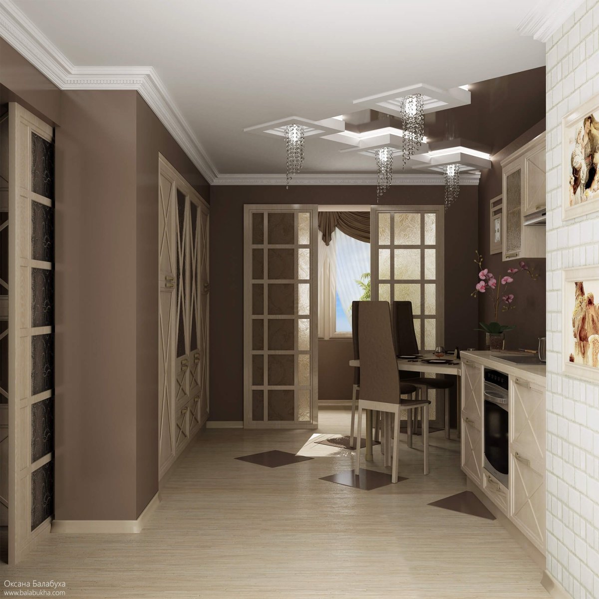 Кухня-прихожая планировка в частном доме