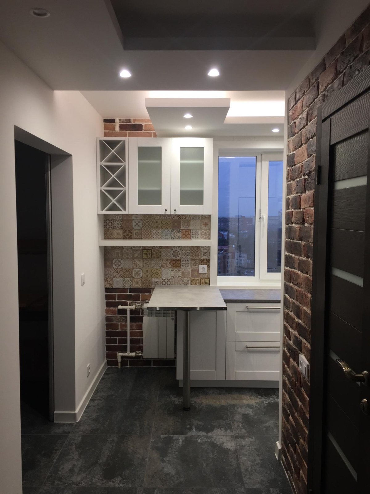 Переход из коридора в кухню