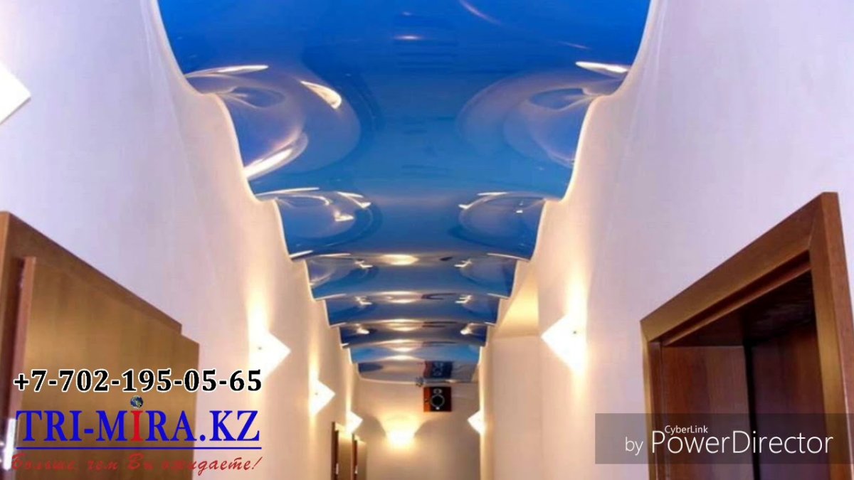 Фигурный потолок для коридора