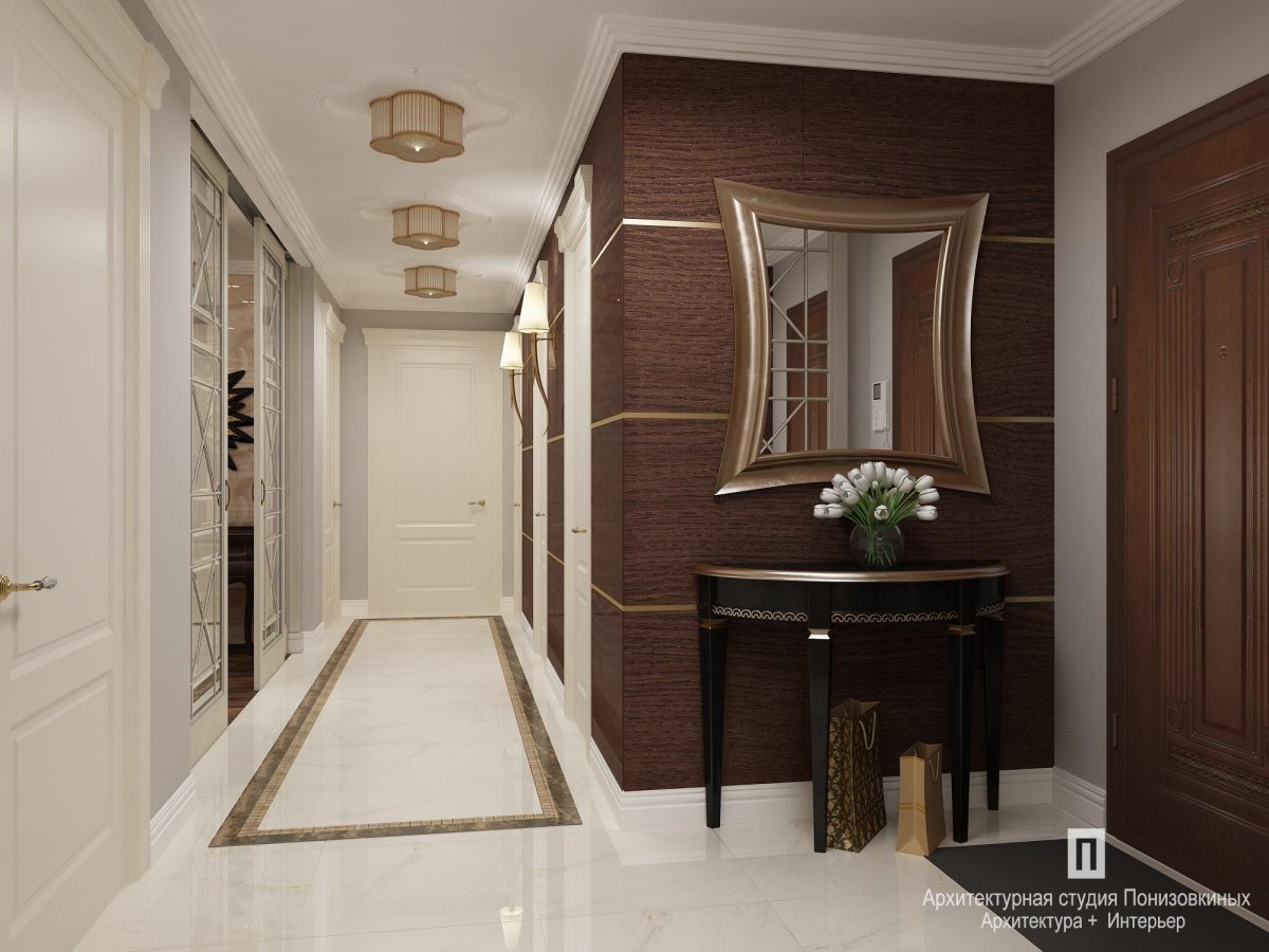 Ковер в прихожей в интерьере