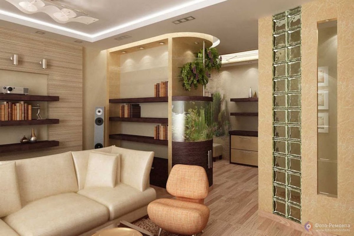 Стеклоблоки Витраблок в интерьере