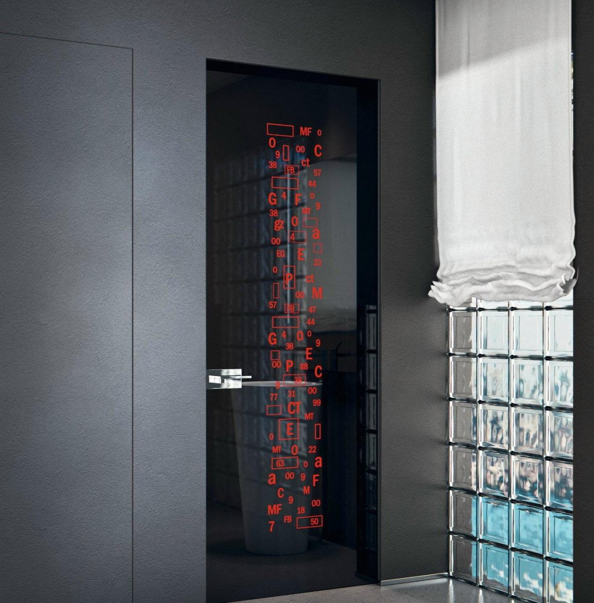 Перегородка между кухней и коридором