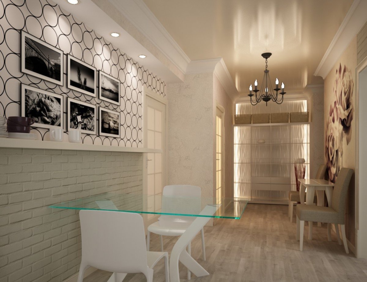 Обои в прихожую